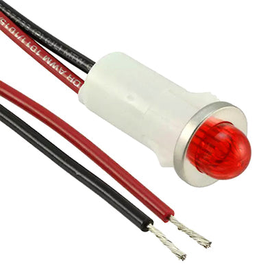 1092M1-125VAC by Visual Communications Company - VCC - LED PANEL INDICATOR RED 125V
