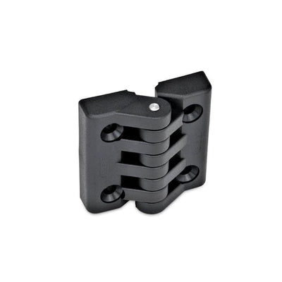 10MTA2/C by J.W. Winco - PLASTIC HINGE, SS PIN, 2X2 BORE