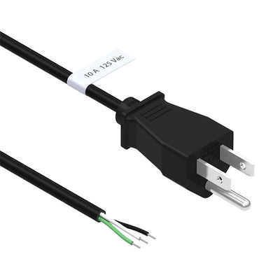 11-00081 by Tensility International Corp - CORD 18AWG NEMA5-15P - CBL 6.56