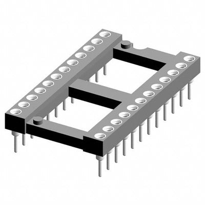 110-83-624-41-001101 by Preci-Dip - CONNECTOR IC DIP SOCKET 24POS GOLD