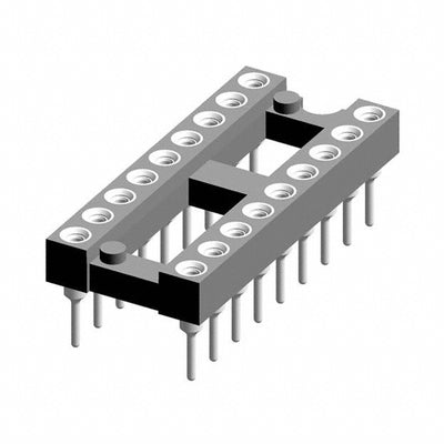 110-87-318-41-005101 by Preci-Dip - CONNECTOR IC DIP SOCKET 18POS GOLD