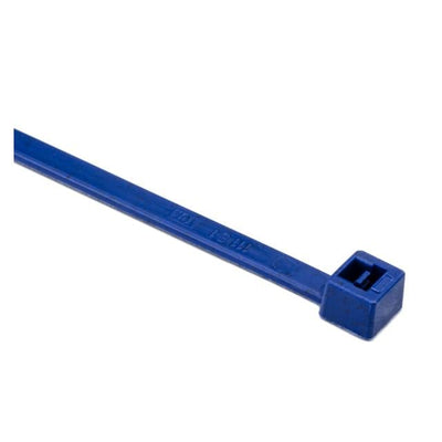 111-00829 by HellermannTyton - CABLE TIE LOCKING BLUE 30LBS 5.91
