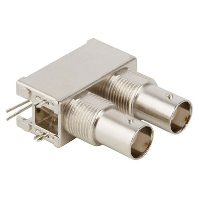 112706 by Amphenol RF - CONNECTOR BNC JACK R/A 50 OHM PCB