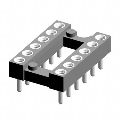 115-83-312-41-001101 by Preci-Dip - CONNECTOR IC DIP SOCKET 12POS GOLD