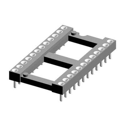 115-83-624-41-001101 by Preci-Dip - CONNECTOR IC DIP SOCKET 24POS GOLD