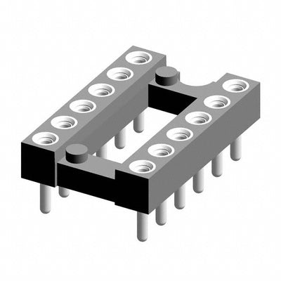 115-87-312-41-001101 by Preci-Dip - CONNECTOR IC DIP SOCKET 12POS GOLD