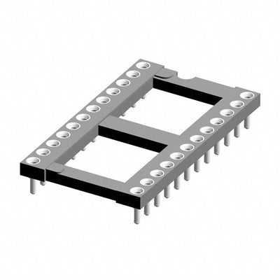 115-87-624-41-003101 by Preci-Dip - CONNECTOR IC DIP SOCKET 24POS GOLD