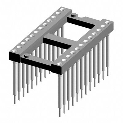 116-83-624-41-001101 by Preci-Dip - CONNECTOR IC DIP SOCKET 24POS GOLD