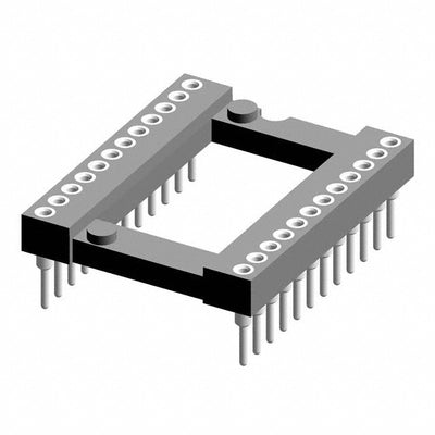 117-83-624-41-005101 by Preci-Dip - CONNECTOR IC DIP SOCKET 24POS GOLD