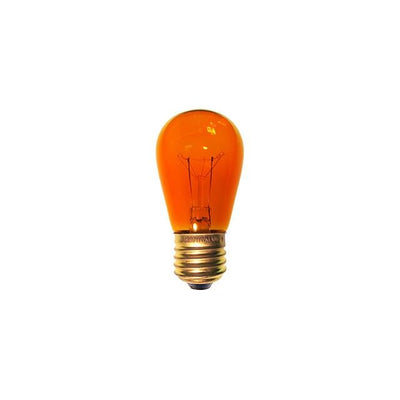 11S14O/120V by CEC Industries - S14 120V 11W E26 Base Orange