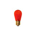 11S14R/120V by CEC Industries - S14 120V 11W E26 Base Red