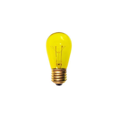 11S14Y/120V by CEC Industries - S14 120V 11W E26 Base Yellow