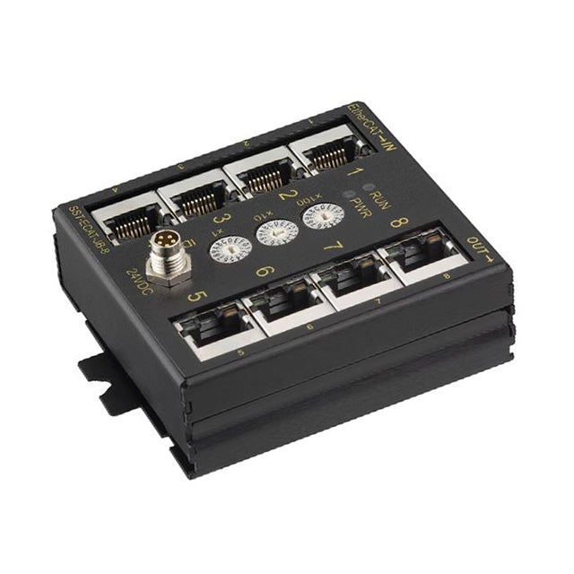 1203630001 by Molex - ETHERCAT JUNCTION BOX; 8 PORT; 2