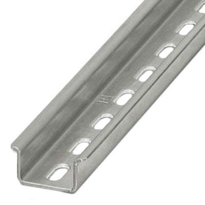 1207658 by Phoenix Contact - DIN RAIL 35MMX15MM SLOTTED 1M