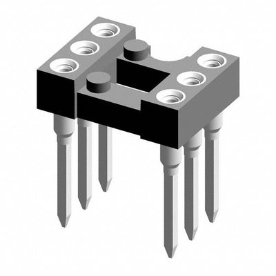 121-83-306-41-001101 by Preci-Dip - CONNECTOR IC DIP SOCKET 6POS GOLD