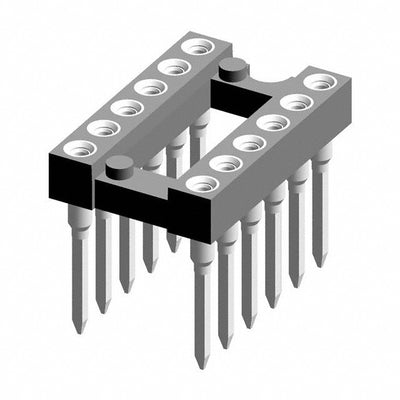 121-83-312-41-001101 by Preci-Dip - CONNECTOR IC DIP SOCKET 12POS GOLD