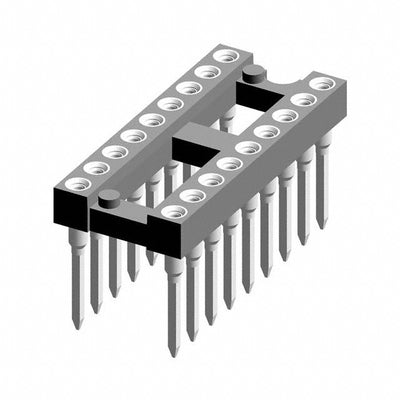 121-83-318-41-001101 by Preci-Dip - CONNECTOR IC DIP SOCKET 18POS GOLD