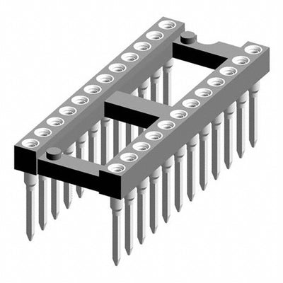 121-83-424-41-001101 by Preci-Dip - CONNECTOR IC DIP SOCKET 24POS GOLD