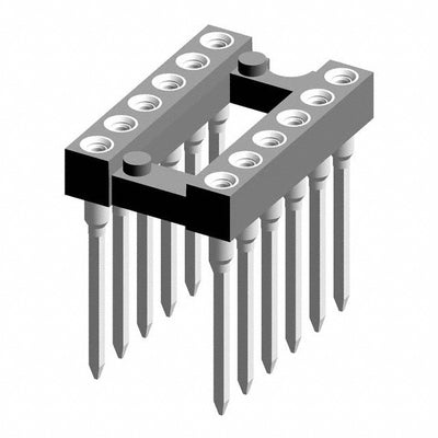 122-83-312-41-001101 by Preci-Dip - CONNECTOR IC DIP SOCKET 12POS GOLD