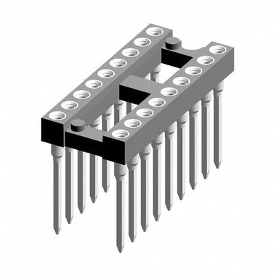 122-83-318-41-001101 by Preci-Dip - CONNECTOR IC DIP SOCKET 18POS GOLD