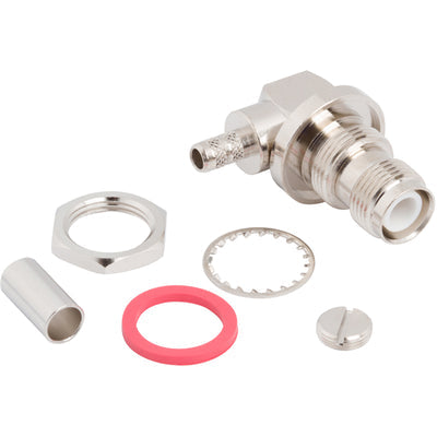 122500RP by Amphenol RF - CONNECTOR RPTNC JACK R/A 50OHM SOLDER