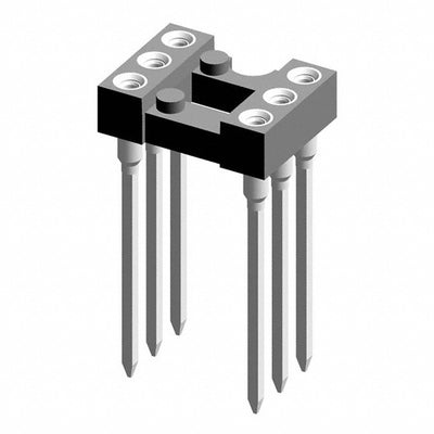 123-87-306-41-001101 by Preci-Dip - CONNECTOR IC DIP SOCKET 6POS GOLD