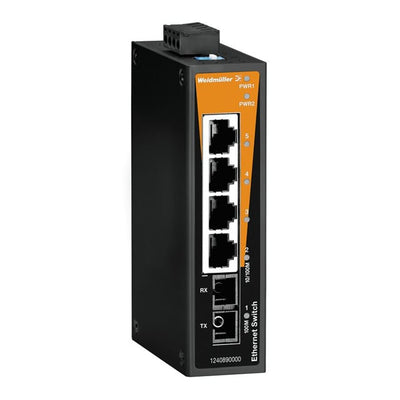 1240890000 by Weidmuller - NETWORK SWITCH-UNMANAGED 5 PORT