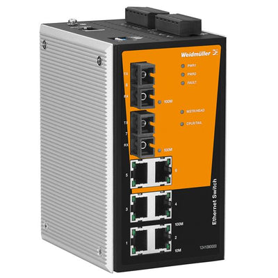 1241090000 by Weidmuller - NETWORK SWITCH-MANAGED 8 PORT