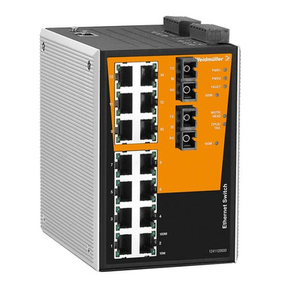 1241120000 by Weidmuller - NETWORK SWITCH-MANAGED 16 PORT