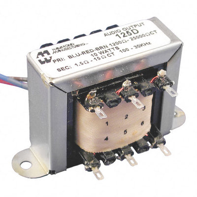 125D by Hammond Manufacturing - TRANSFORMER 10W 70MA TUBE TYPE