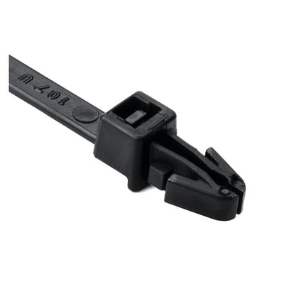 126-00045 by HellermannTyton - CABLE TIE LOCKING BLK 50LBS 6.26