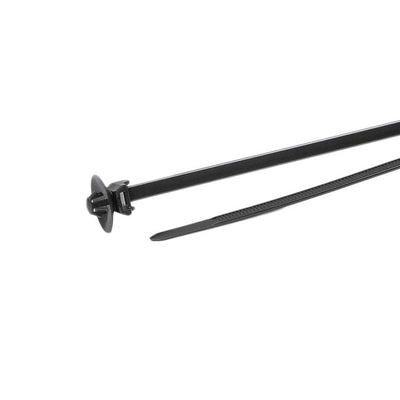 126-00081 by HellermannTyton - CABLE TIE LOCKING BLK 40LBS 6.16