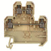 1284060000 by Weidmuller - CONNECTOR TERM BLK FEED THROUGH BEIGE