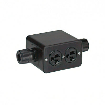 1301370117 by Molex - DUP 15A/125V FD-THRU PRT BLK