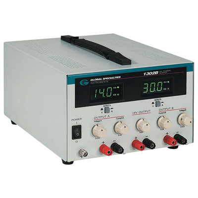 1302B by Global Specialties - TRIPLE OUTPUT DC POWER SUPPLY