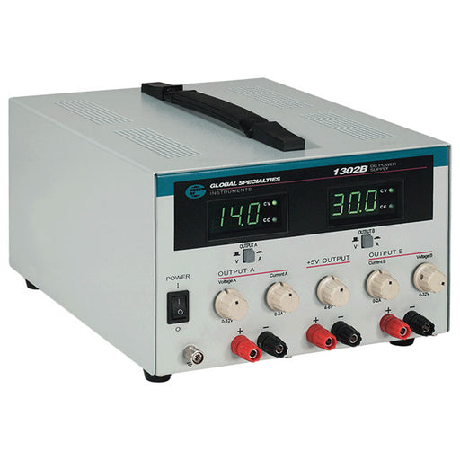 1302B by Global Specialties - TRIPLE OUTPUT DC POWER SUPPLY