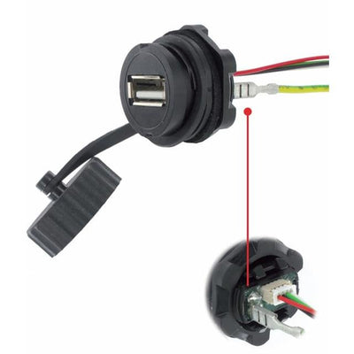 1310-0005-01 by Encitech Connectors AB - M20 PANEL CONNECTOR USB-A 2.0 +