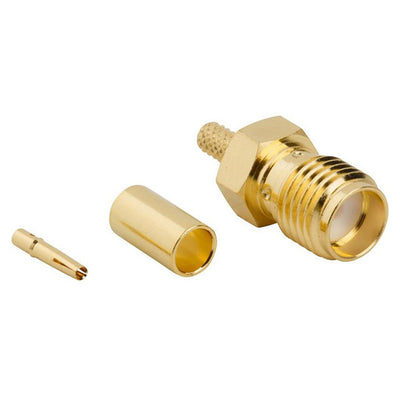 132229 by Amphenol RF - CONNECTOR SMA JACK STR 50OHM SOLDER