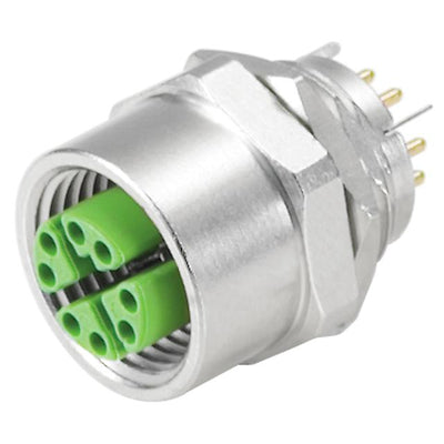 1393080000 by WeidmÃ¼ller - CONNECTOR PLUG FMALE 8POS GOLD SOLDER