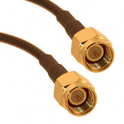 135101-02-M0.25 by Amphenol RF - CABLE ASSY SMA PLUG TO PLUG 9.843