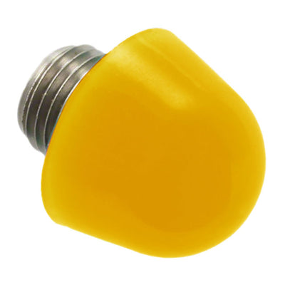 139A-403A by Visual Communications Company - VCC - LENS AMBER PANEL MOUNT THREADED