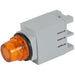 13SBLA120ST-13ARF by c3controls - 13MM ST 120V AMBER LED/LENS FLAT