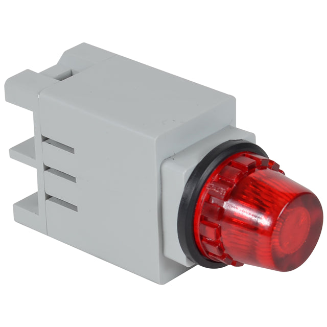13SBLR120ST-13RDF by c3controls - 13MM ST 120V RED LED/LENS FLAT