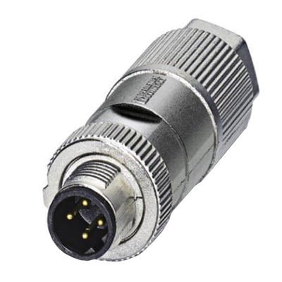 1411068 by Phoenix Contact - CONNECTOR PLUG MALE 4POS GOLD IDC