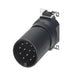 1411987 by Phoenix Contact - CONNECTOR MALE INSERT 12POS SOLDER