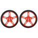1421 by Pololu Corporation - WHEEL 60X8MM PAIR - RED