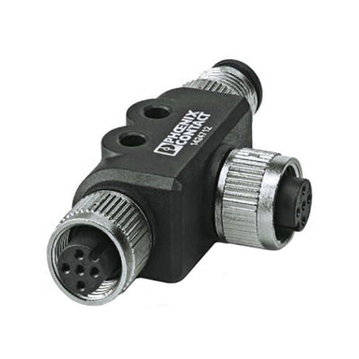 1424712 by Phoenix Contact - T DISTRIBUTOR 5POS M12 A-CODED
