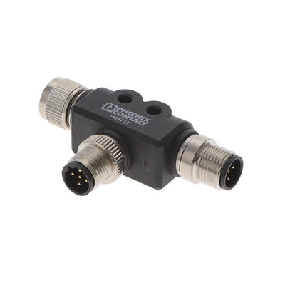 1424713 by Phoenix Contact - T DISTRIBUTOR 5POS M12 B-CODED