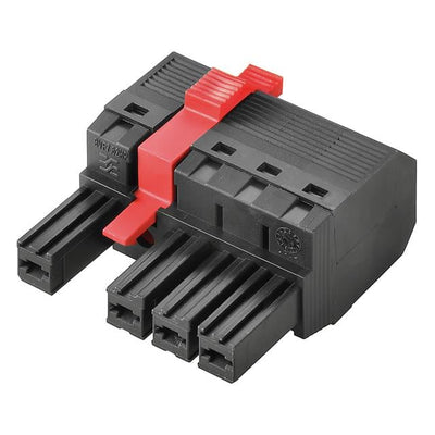 1430140000 by Weidmuller - TERM BLOCK PLUG 4POS STR 7.62MM