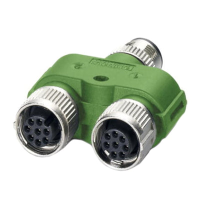1454972 by Phoenix Contact - CONNECTOR Y-ADPT 8P-8/8P M-F/F INLINE